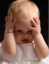 frustrated baby!